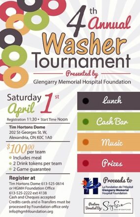 Washer Tournament poster 2023